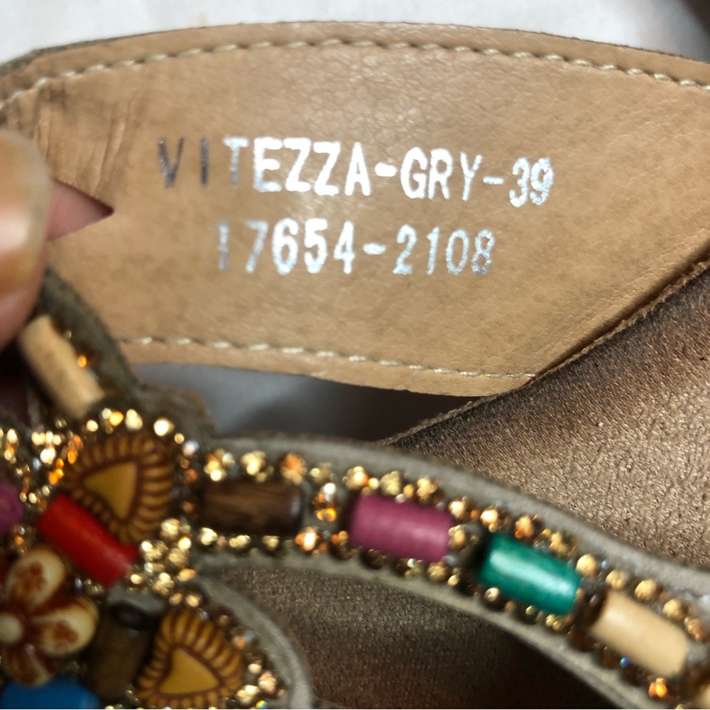 Patrizia By Spring Vitezza Gray Multicolor Embroi… - image 4